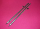 (2) LOCKING RODS/PINS ACCORDION HURRICANE STORM SHUTTERS 12'' 1/2'' DIAMETER