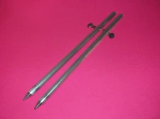(2) LOCKING RODS/PINS ACCORDION HURRICANE STORM SHUTTERS 12'' 1/2'' DIAMETER