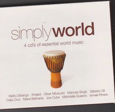 Simply World CD Essential World Music 4 Disc Box Set - Joe Cuba, Celia Cruz More