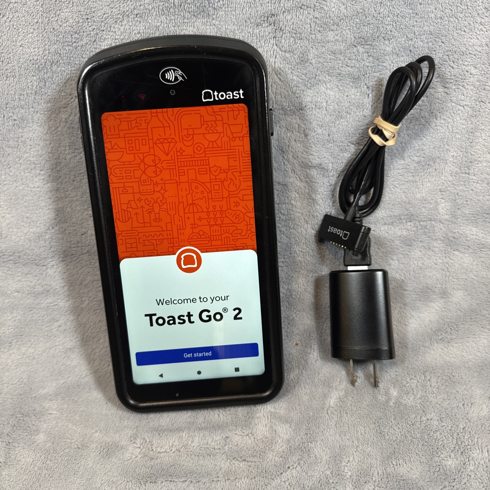 Toast Flex POS Go 2 Handheld Tablet Mobile Point of Sale TG200 with Charger