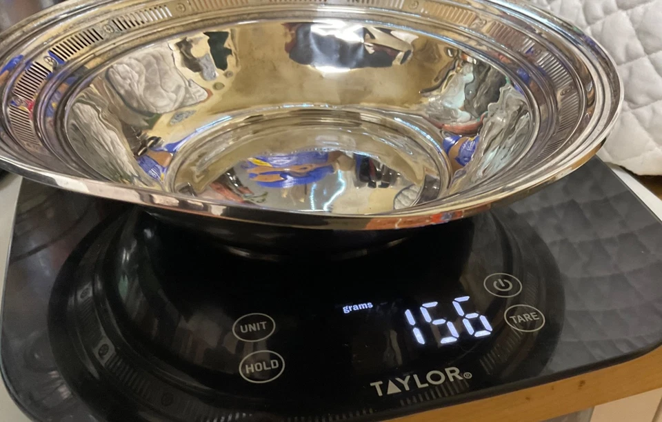 Cuenco Harris & Shafer vintage de plata de ley Foto 2 de 4