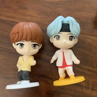 TinyTAN x BTS Happy Meal Toy Figure 2025 McDonald s Lot Of 2