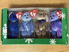 Vintage Ty Jingle Babies Collection Holiday Christmas Beanie Baby Bear Ornaments