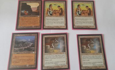 MTG Weatherlight set Cards inc gemstone mine,winding canyons, 2 abeyance @150+