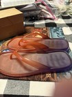 Melissa Orange Purple Jelly Flip flop Sz 8 — photo 4