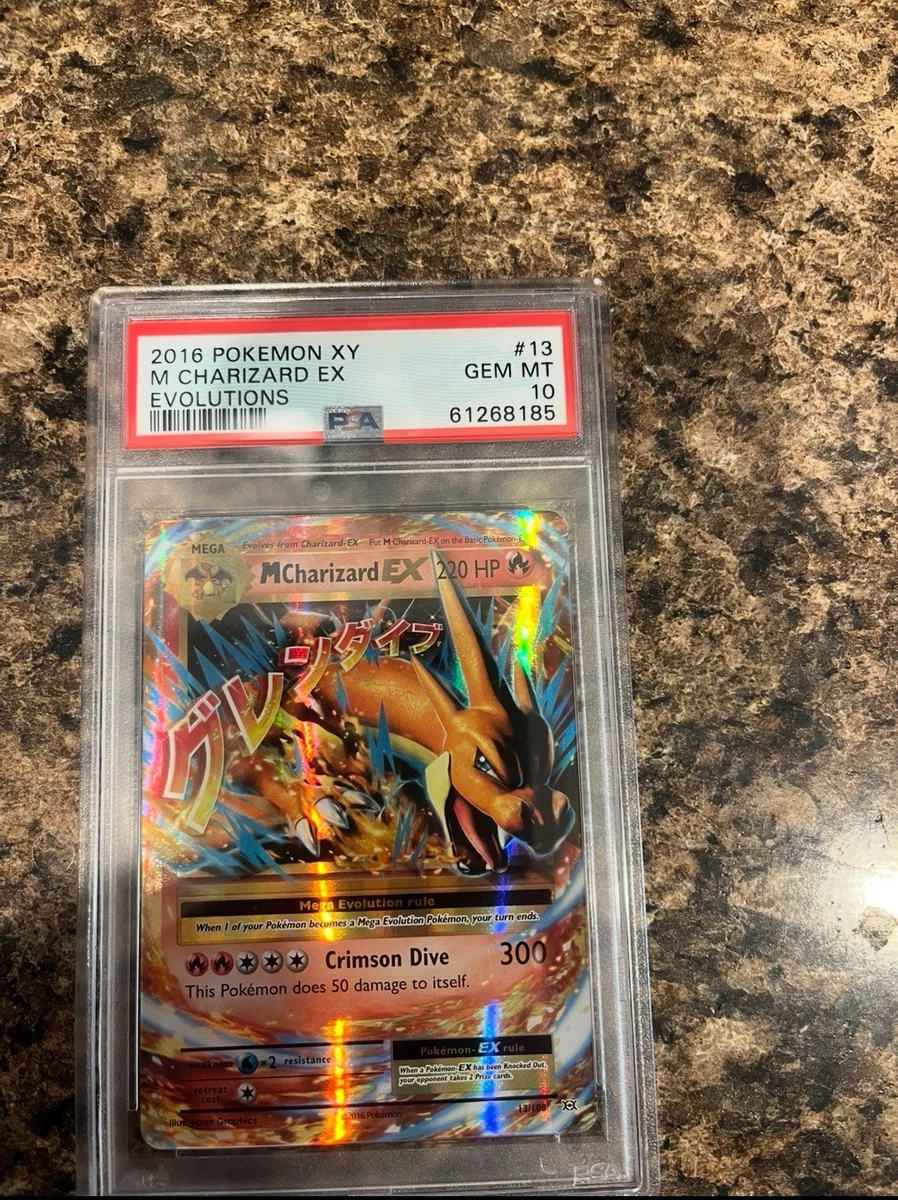 Charizard Pokémon TCG Grade 10 Evolutions Individual Collectible