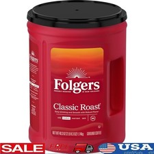 Classic Roast Ground Coffee Medium Roast Smooth Rich Flavor Brew Any Method New