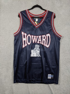 #ad #ad Vtg NOS Conic Howard Bison Jersey #23 Men 2XL Navy Blue NCAA Basketball Mesh 90s $59.99
