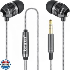 Betron B25 Earphones, Noise Isolating in-Ear Wired Headphones with Strong Bas