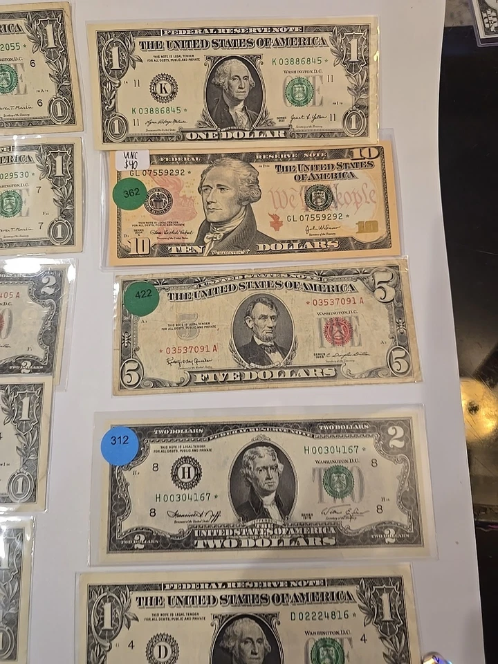 US $1 $5 $10 $2 Star Note Bills Collection/Lot Circulated/uncirculated - Image 3 of 4