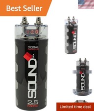 2.5 Farad Digital Capacitor for Car Audio - 2500 Watts