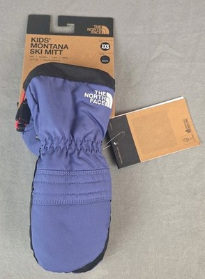 The North Face Kids Montana Ski Mitt Snow Mittens Cave Blue Size XXS MSRP $50