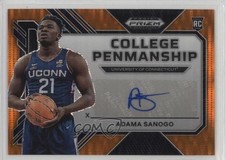 2023 Panini Prizm Draft Picks Orange Pulsar 4/49 Adama Sanogo #CP-ADS Auto 0ud4