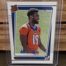 2021 Panini Donruss Rated Rookie Portrait Seth Williams #299 Broncos Football
