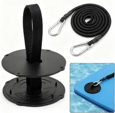 Floating Water Mat Tether Kit, Lily Pad Anchor System with 118 Inch Heavy-Dut...