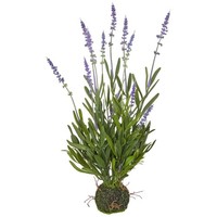 Kunstpflanze Lavendel, 2Er Set, Farbe Lila, Inkl. Erdballen, HöHe Ca. 43 Cm