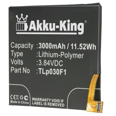 Li-Polymer Akku für Blackberry DTEK60 DT60BATT Vodafone Smart Platinum 7 VFD900