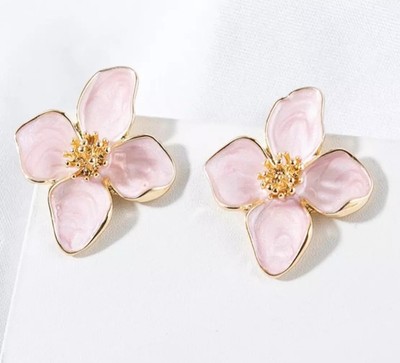 Zara Style GOLD Pink Floral Flower Elegant Cute Bohemian