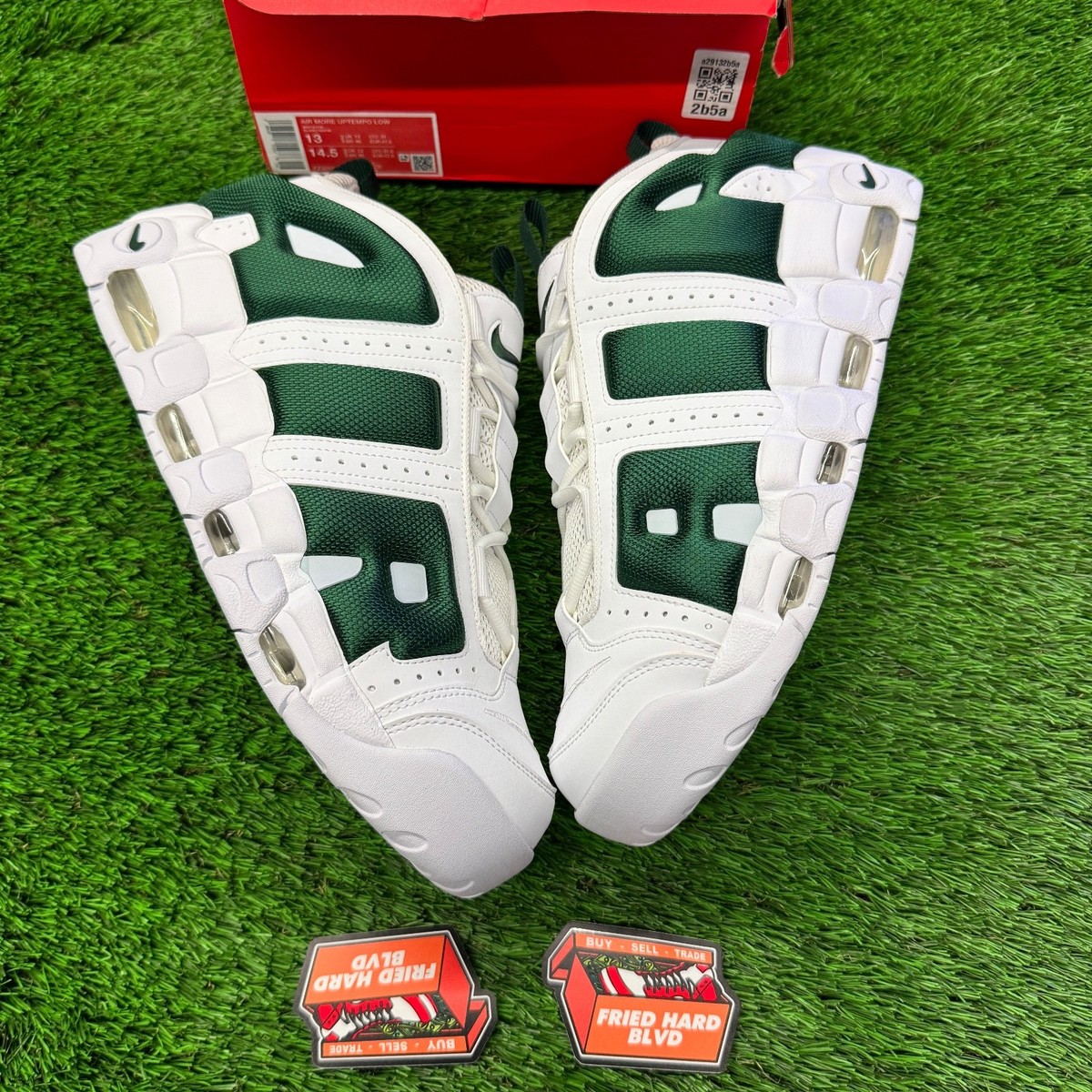 Nike Air More Uptempo Low White Fir FZ3055-102 Men's 13 | eBay