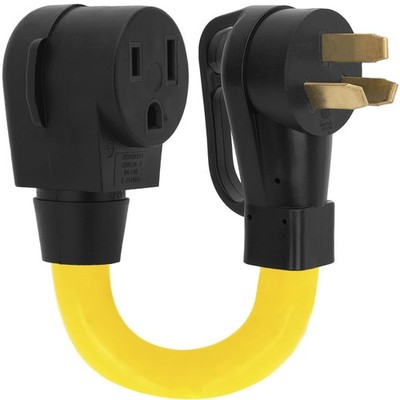 (Heavy Duty 6AWG) Nema 10-50P 50A Dryer to 6-50R 50A Welder Adapter Cable,3-P...