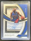 2021-22 Immaculate Jerry Stackhouse Shadowbox Signatures Auto Autograph #/99