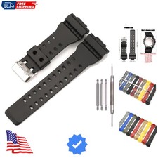 16mm Resin Strap Replacement for G-Shock ga110 ga100 ga120 gd100 g8900 Men's ...