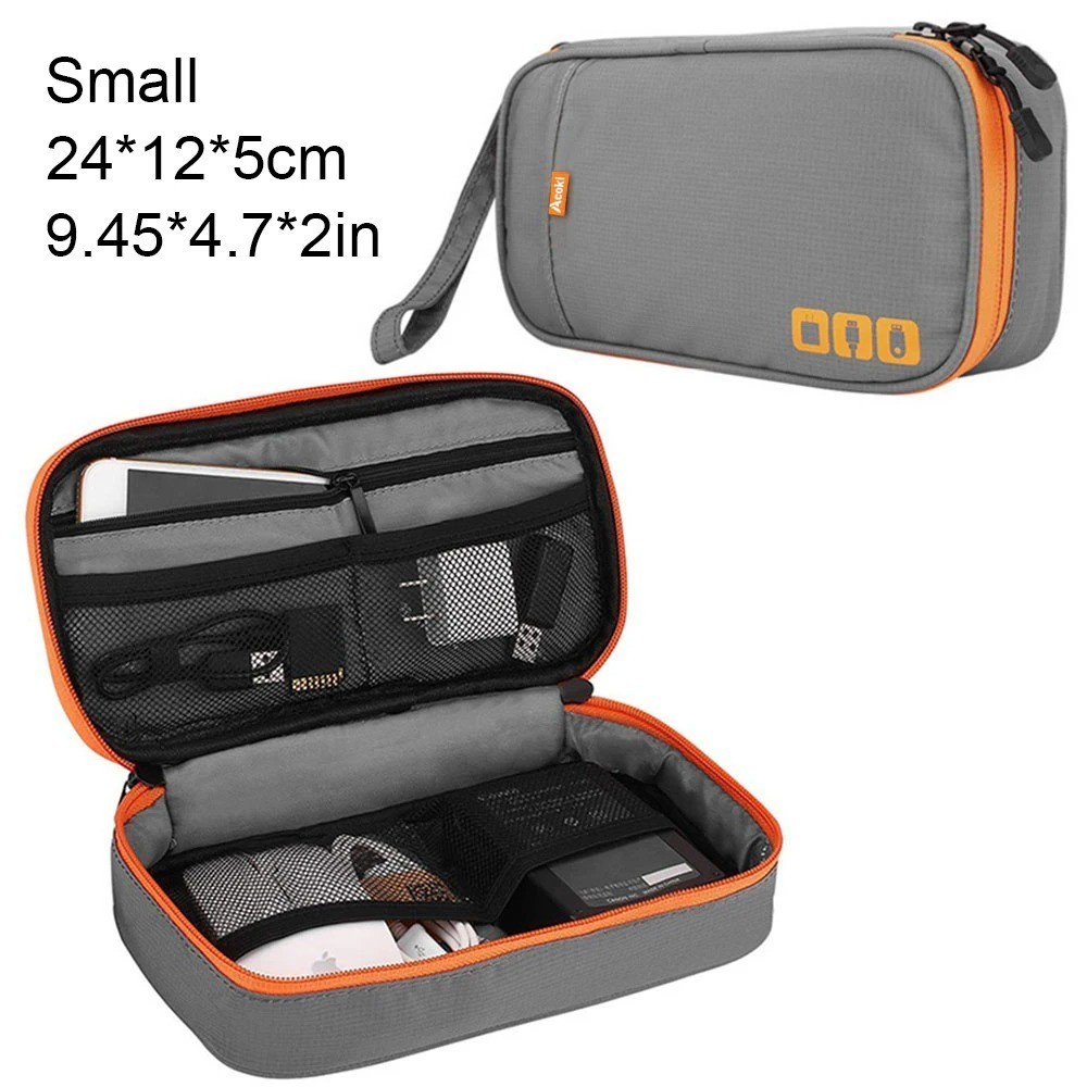 Travel Cable Organizer Bag Electronics Accessories Storage Case