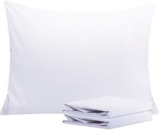 Standard Pillowcase Set - 2 Pack Brushed Microfiber 20x26 Pillowcases - Soft,