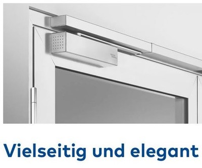 DORMA Oben-Türschließer TS93 B Bandseite EN 2-5 ohne Gleitschiene Silber DIN L/R
