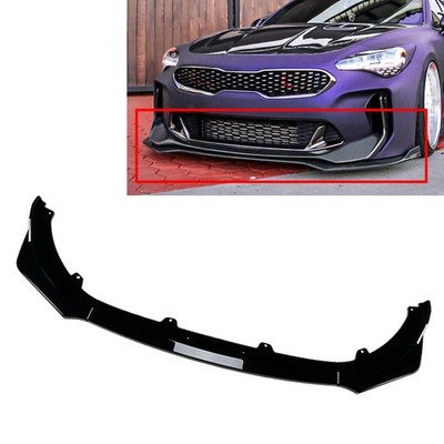 US Front Bumper Spoiler Splitter Lip For Kia Stinger GT 2018-2023 Matte Black