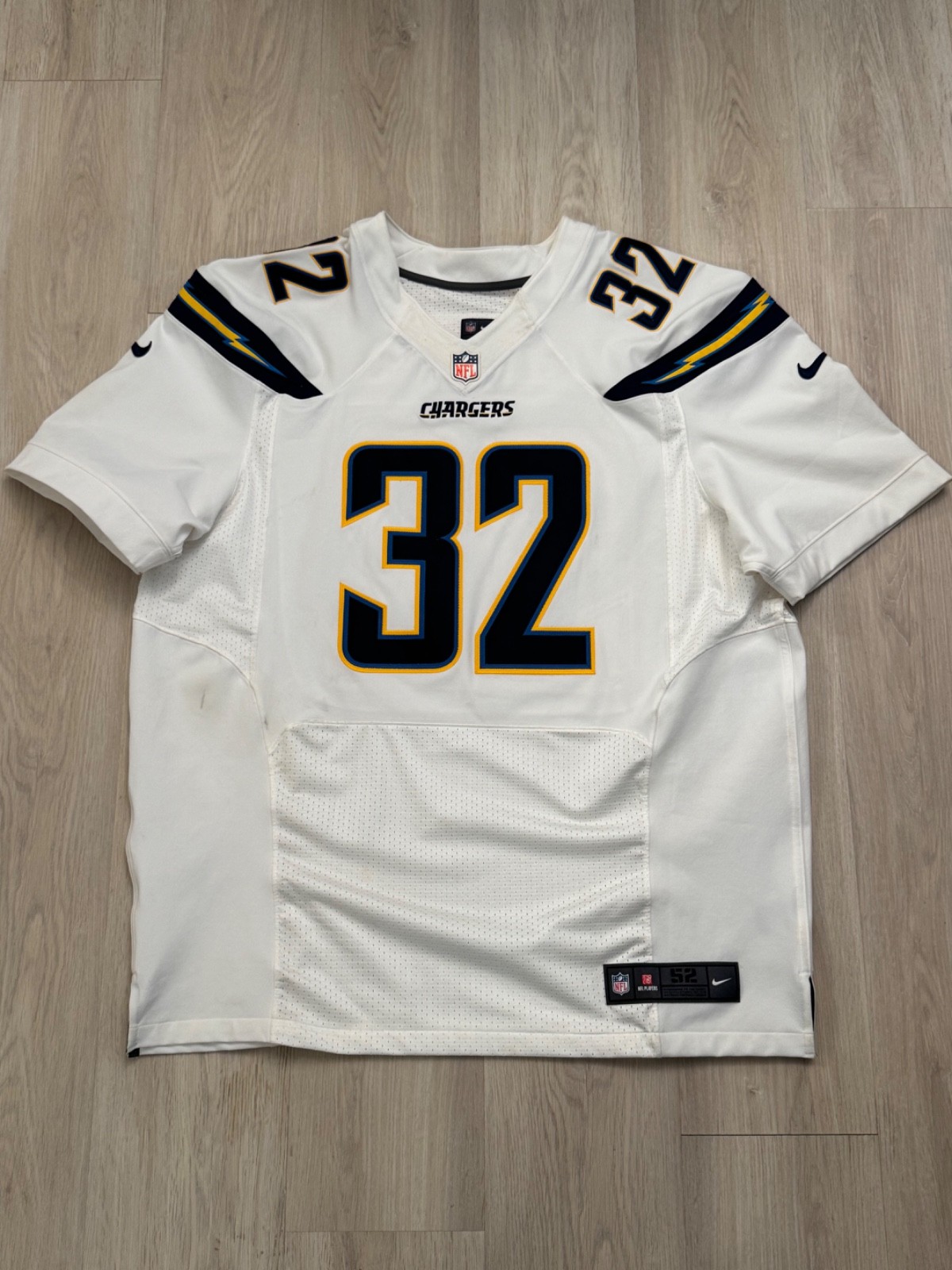 Nike On Field Elite Eric Weddle San Diego Los Angeles Chargers Nfl Jersey 52 2Xl