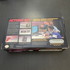 NES Action Set CIB & NES Advantage Joystick CIB Works Great & Cleaned See Pics