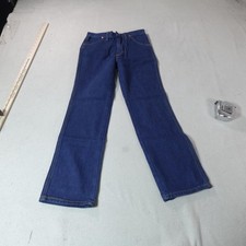 Vintage Wrangler Jeans Boys 11 Blue No Fault Denim Regular Straight USA Pant NOS