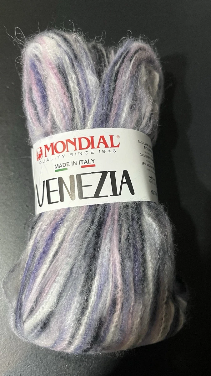 Gomitolo Lana Mondial Oro 100g - Filato Con Glitter Oro E Argento Per Uncinetto E Maglia - Ideale Per Abiti Da Festa E Scialli