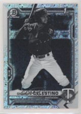 2021 Bowman Chrome Black & White Mini-Diamond Refractor Gilberto Celestino 6u5
