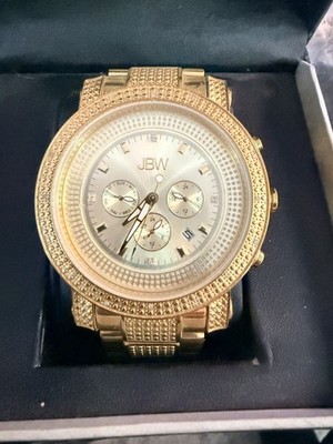 JBW Victor  Men's 16 Diamond Quartz Chronograph Watch 