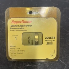 Genuine Hypertherm® 220578 Retaining Cap 45-130A HSD130 Air/O2 Plasma Torch NEW
