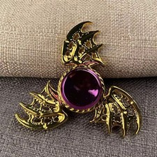 Dragon Wing Gold  Purple Metal Fidget Spinner Stress Relief Hand Spinner Toy