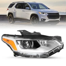 Fit 2018-2021 Chevy Traverse HID/Xenon Headlight Assembly LED DRL Projector RH