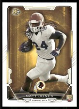 2015 Bowman Matt Jones Rookie #62 Washington Redskins