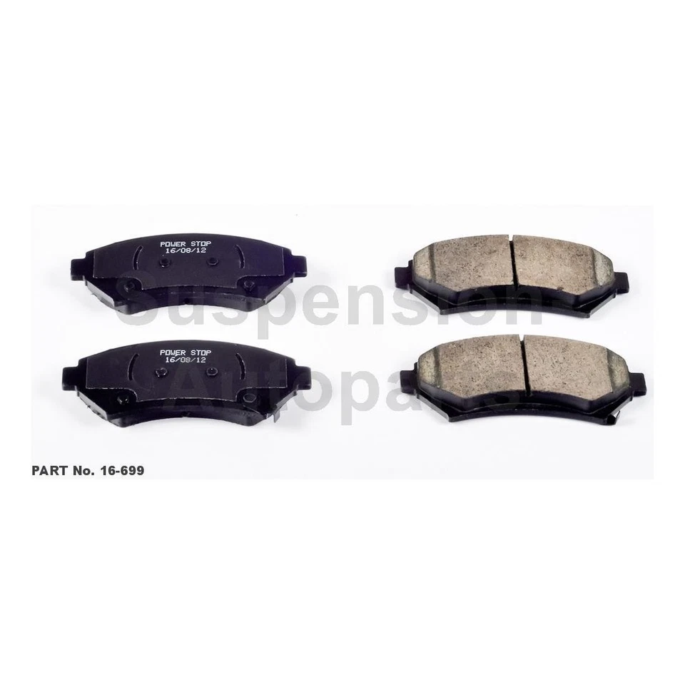 Передние задние тормозные колодки подходят для Chevrolet Impala 3,4 л 2005 2004 2003 2002 2001 - Изображение 2 из 4