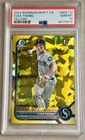 2022 Bowman Chrome Draft Sapphire Edition Cole Young Yellow /99 PSA 10