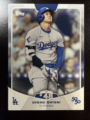 2024 TOPPS SHOHEI OHTANI 50/50 CLUB #48 HR 9/17/2024