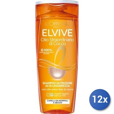12x Bundle Elvive Shampoo ÖL Außergewöhnlich Cocco 250 Ml - Bild 1 von 3
