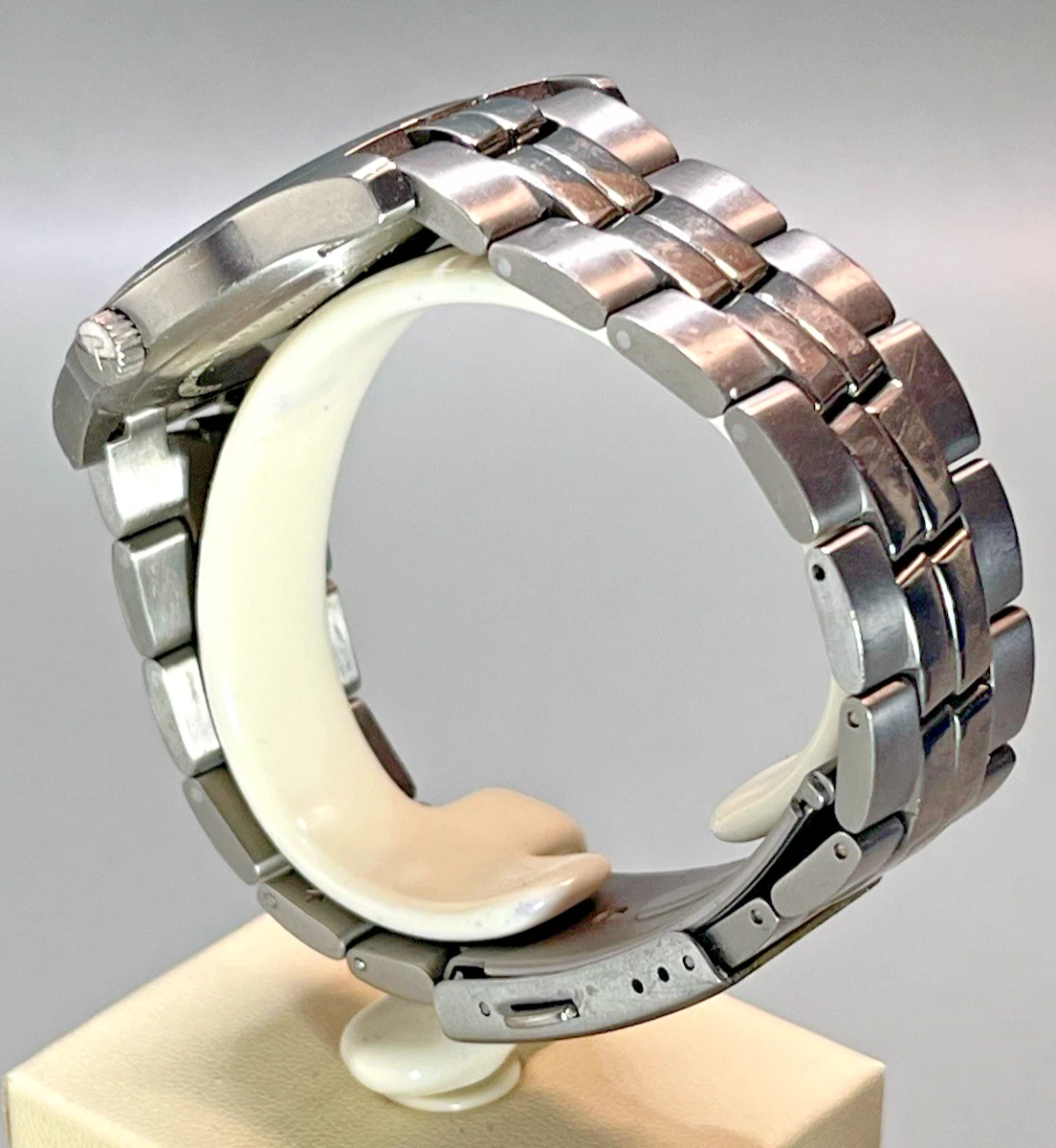 Tissot 1853 PR50 Titanio Reloj Hombre J376/476T Fecha Cristal Zafiro Plano 36mm 17cm