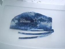 surgical scrub cap hat men women medical chef football dallas cowboys