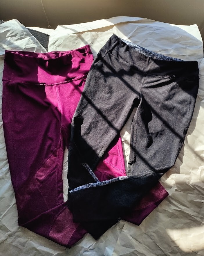 Women's Athletic Stretch Pant Size M Brands Xersion & Tangerine