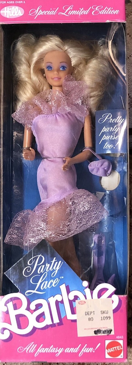 Mattel Hills Party Lace Barbie Doll Special Ed NRFB Vintage