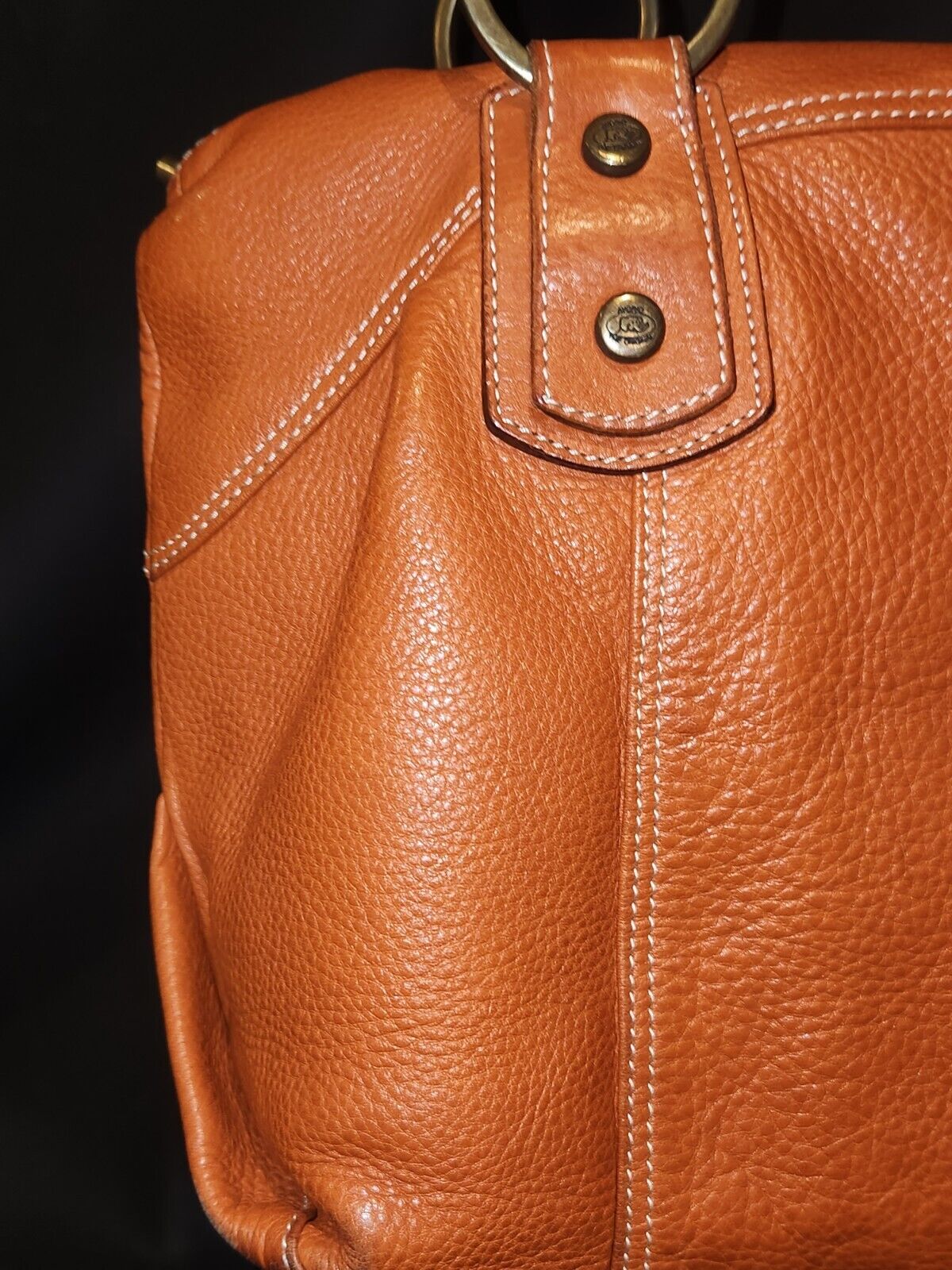 AVORIO The Original Made in Italy Leather Orange/… - image 9