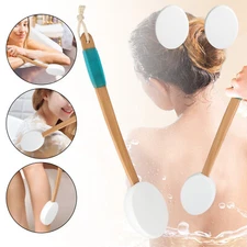 17.5" Long Handle Lotion Applicator Brush for Your Back Fits Tanning Skin Cream